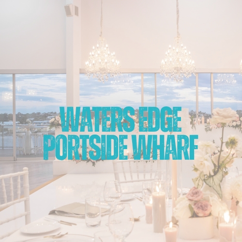 Waters Edge Brisbane wedding venue Waters Edge at Portside Wharf